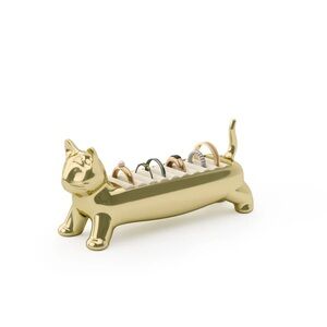 NWT UMBRA ALI Cat gold Cat Ring Holder